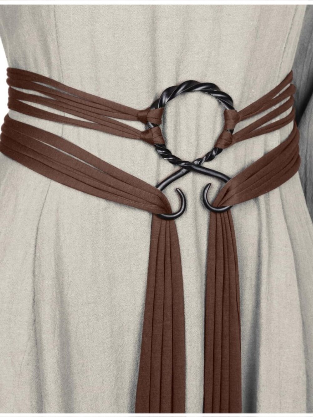 Viking Troll Cross Rope Belt Women Norse Witch Rope Belt